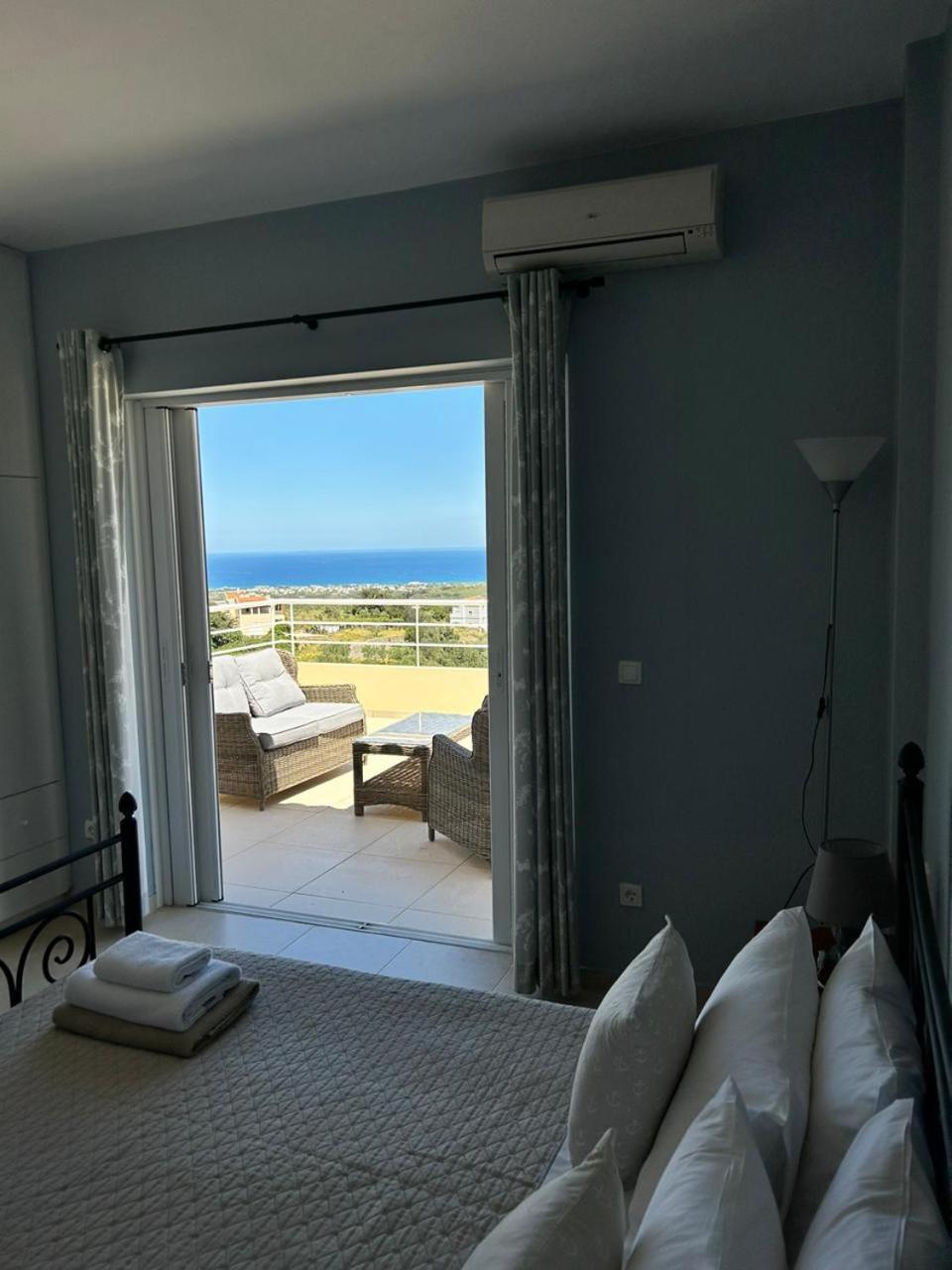 Villa Vuna - Private Pool -Sea View Chrissi Akti Chania Exterior foto