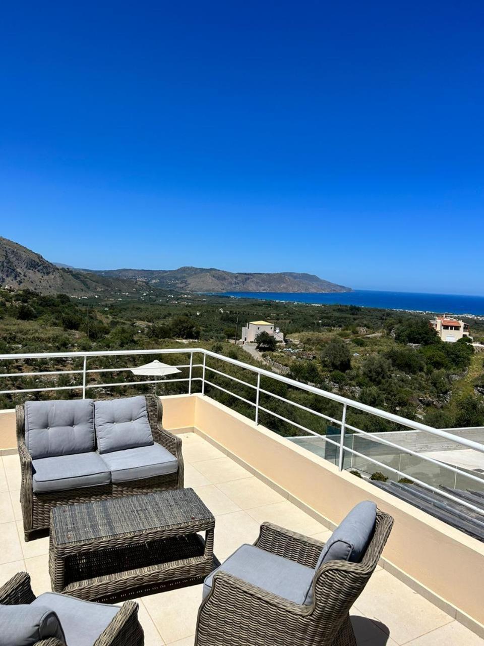 Villa Vuna - Private Pool -Sea View Chrissi Akti Chania Exterior foto