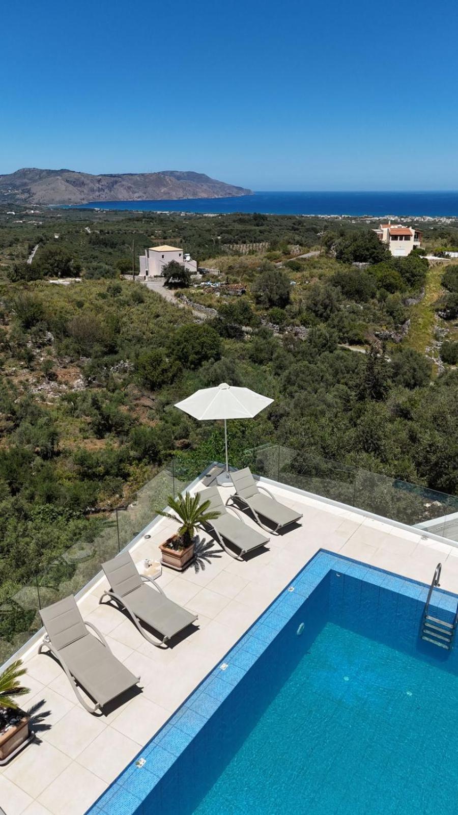 Villa Vuna - Private Pool -Sea View Chrissi Akti Chania Exterior foto